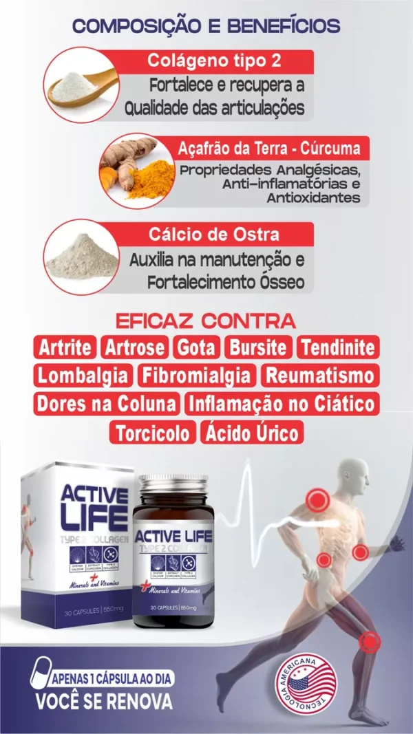 Active Life – Alivio Imediato Para Dores Crônicas - Imagem 2